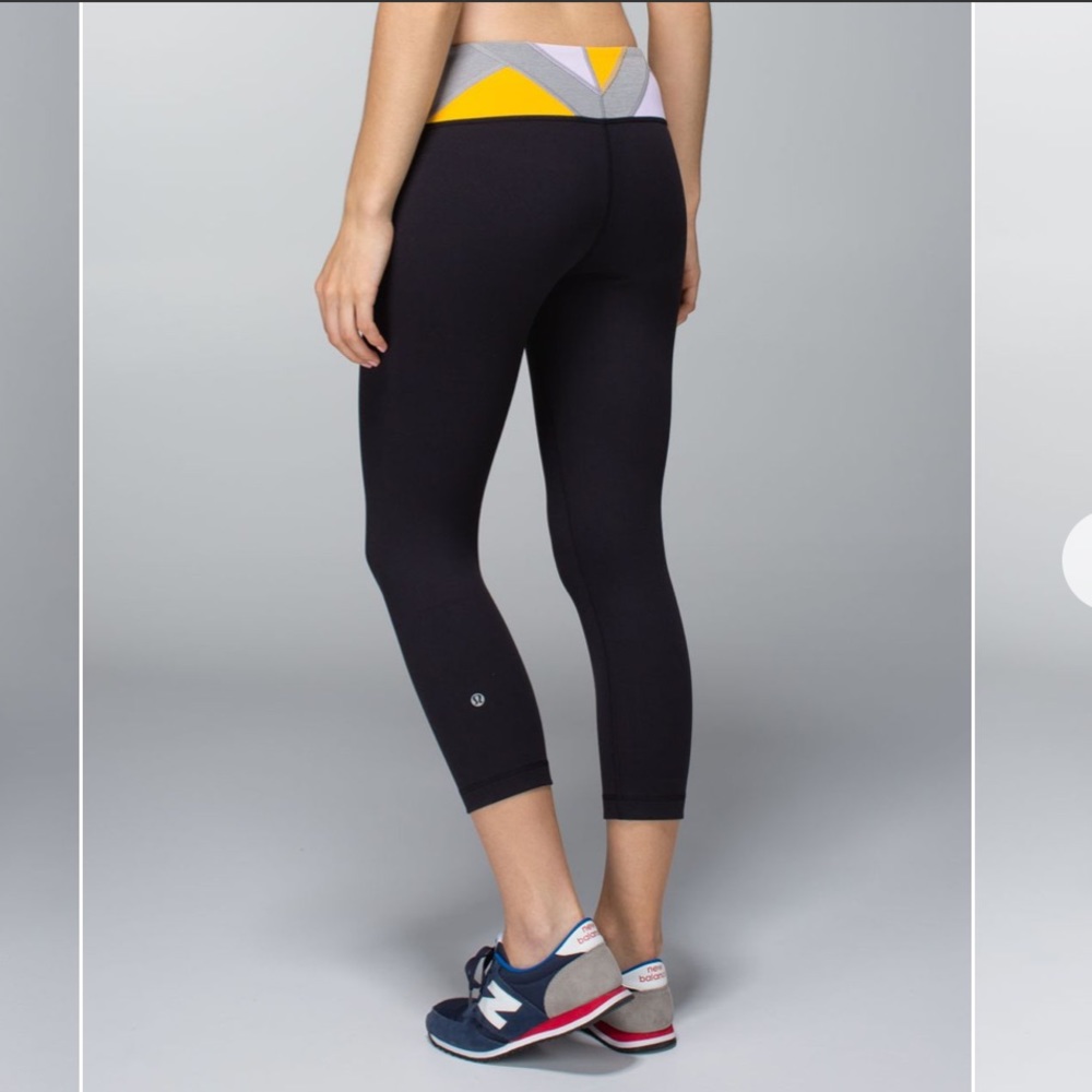 Lululemon Wunder Under Crop Reversible 8
